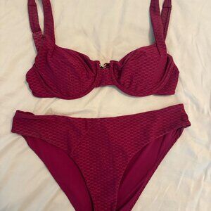 Vetchy Laguna Bikini-Burgundy set
